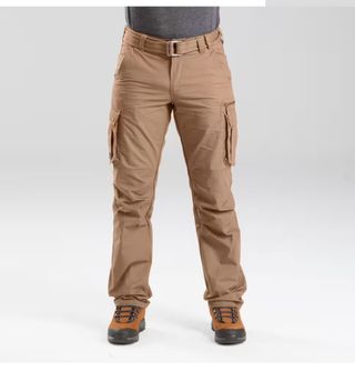 Pantalón trekking hombre talla 44 beige