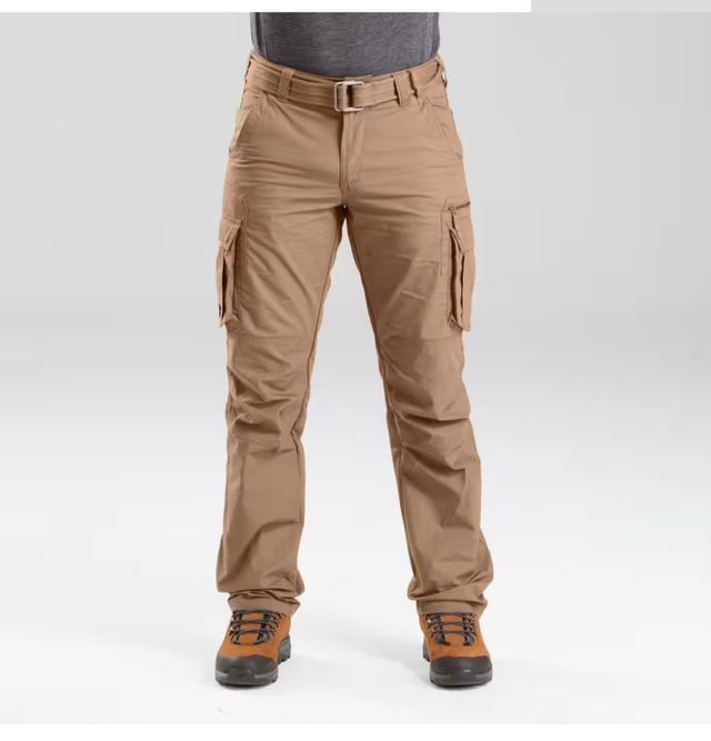 Pantalón trekking hombre talla 44 beige