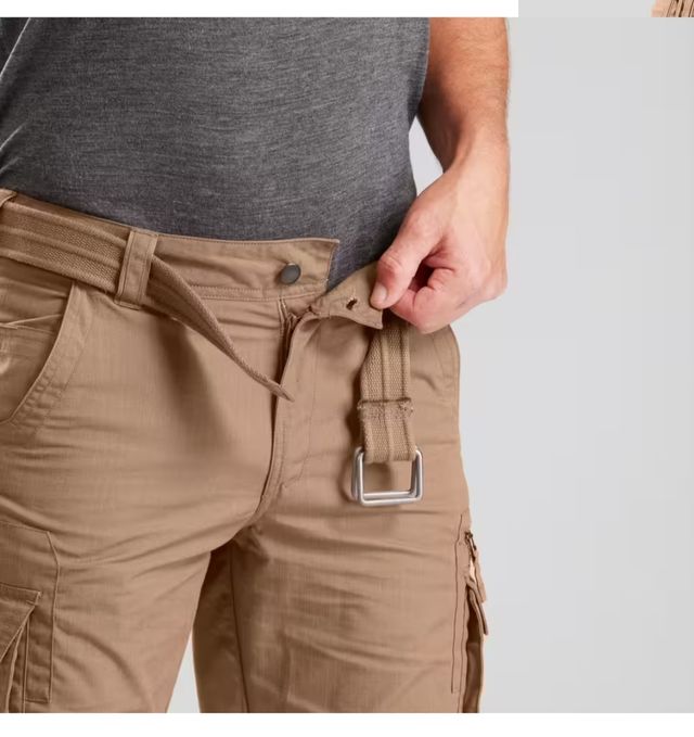 Pantalón trekking hombre talla 44 beige