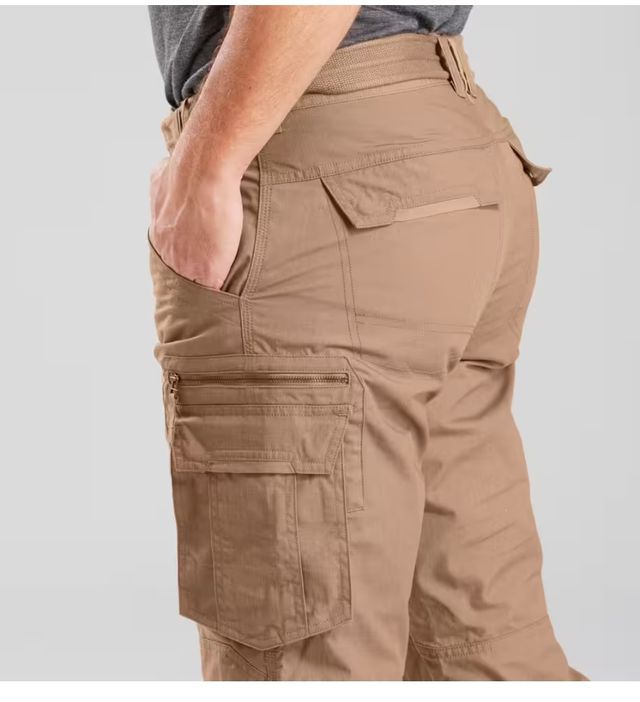 Pantalón trekking hombre talla 44 beige