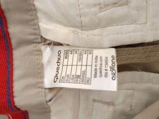 Pantalón trekking hombre talla 44 beige