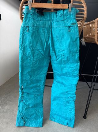 Pantalón Nieve T38 Verde Turquesa Marca Anapurna