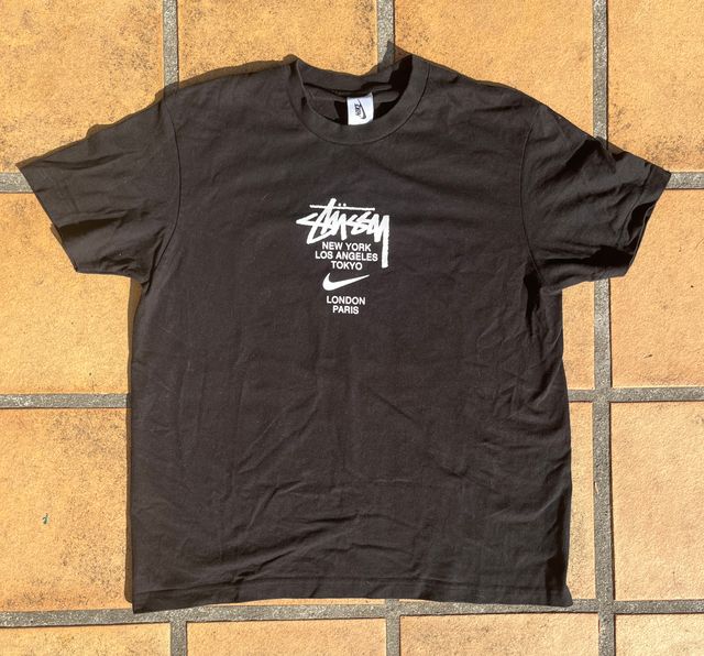 Camiseta Stussy x Nike Negra