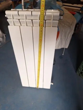 Radiador de aluminio blanco