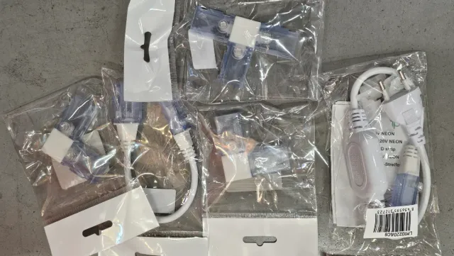 Tira LED 220v Neón Blanco Cálido 12m