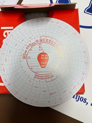 Discos Tacógrafo Kienzle 100-24 EC 4 K