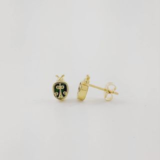 Pendientes Oro 18K Malaquita