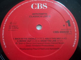 Aerosmith - "Classics Live! II" LP