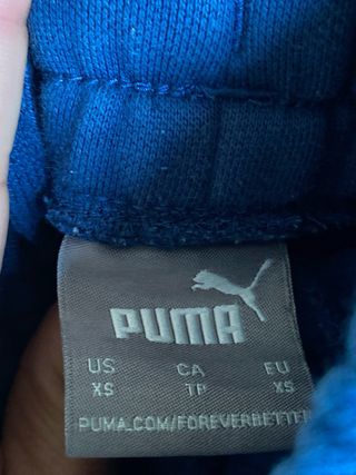 Conjunto Puma Sudadera y Pantalón Azul