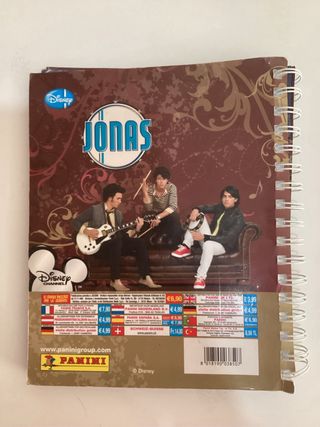 Álbum Coleccionista Panini Jonas Brothers Disney