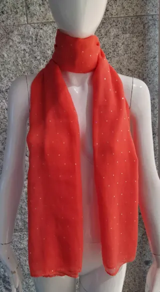 Pañuelo gasa con brillantes