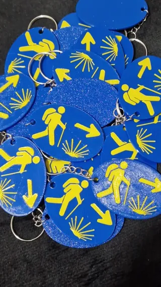 Llaveros Camino de Santiago