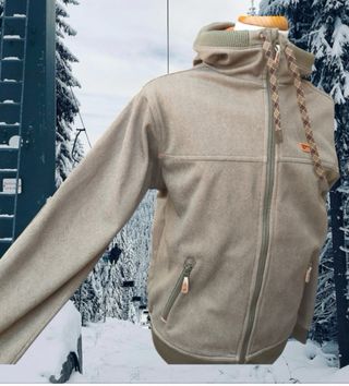 Chaqueta Decathlon verde kaki