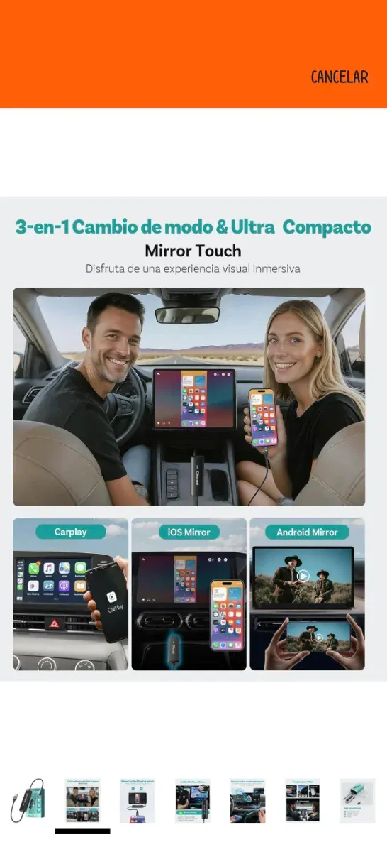 Adaptador CarPlay Inalámbrico Ottocast