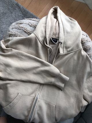 Sudadera Pull&Bear Beige Talla M