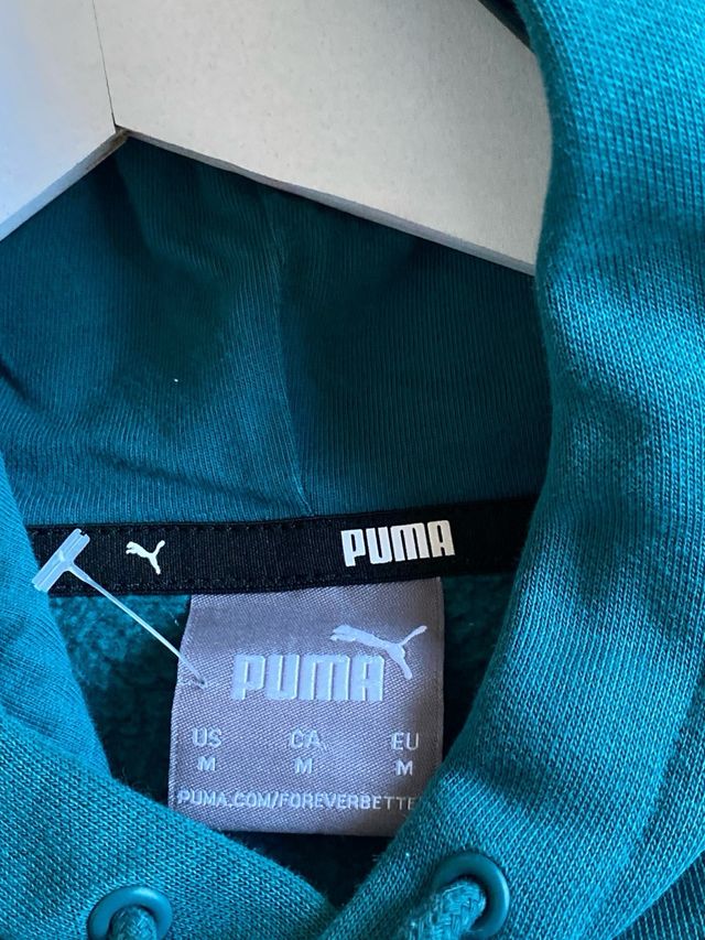 Sudadera Puma Verde Azulado