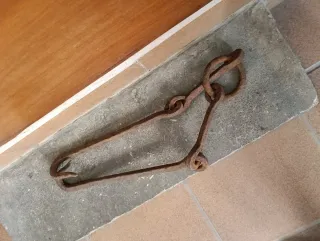 Llares antiguo para chimenea