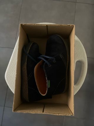 Zapato niño ante azul marino talla 26