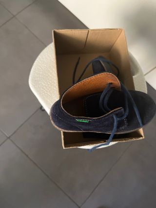 Zapato niño ante azul marino talla 26