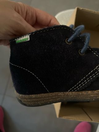 Zapato niño ante azul marino talla 26