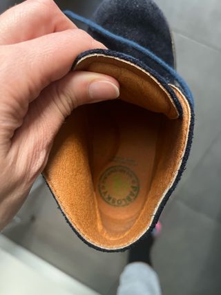 Zapato niño ante azul marino talla 26