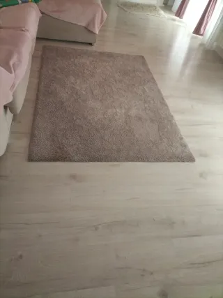 Alfombra beige/marrón Leroy Merlin