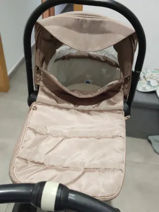 Carro de paseo bebé Trío Foppapedretti Beige
