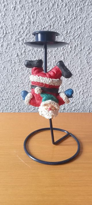 Portacandele natalizio Babbo Natale_nuovo