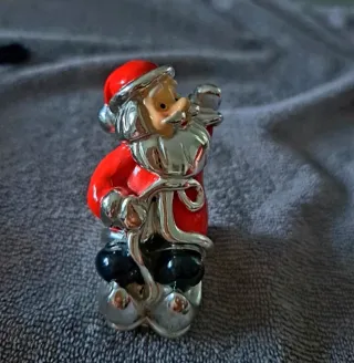 Babbo Natale in argento  Bagutta Argento Smalto