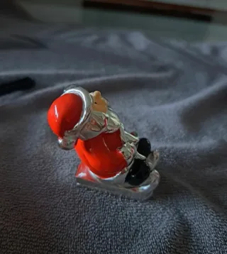 Babbo Natale in argento  Bagutta Argento Smalto