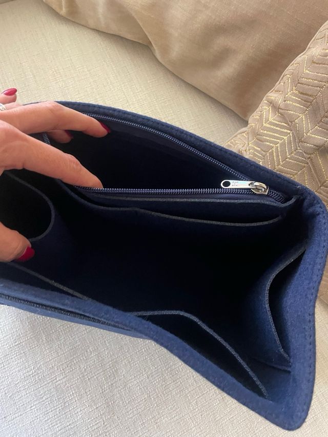 Organizador de bolso interior con compartimentos