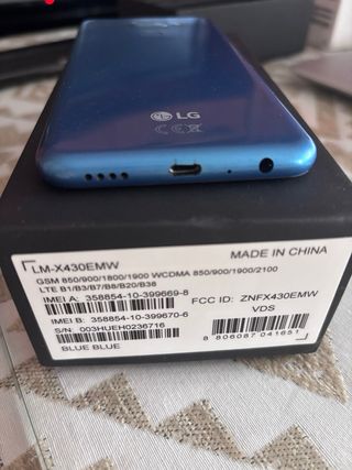 LG K40S blu