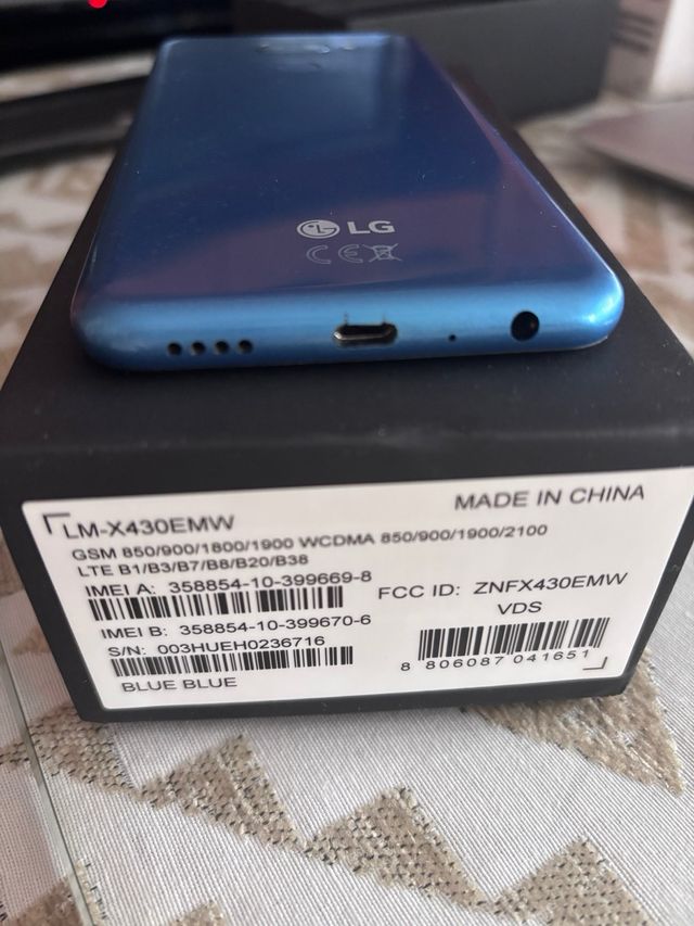 LG K40S blu