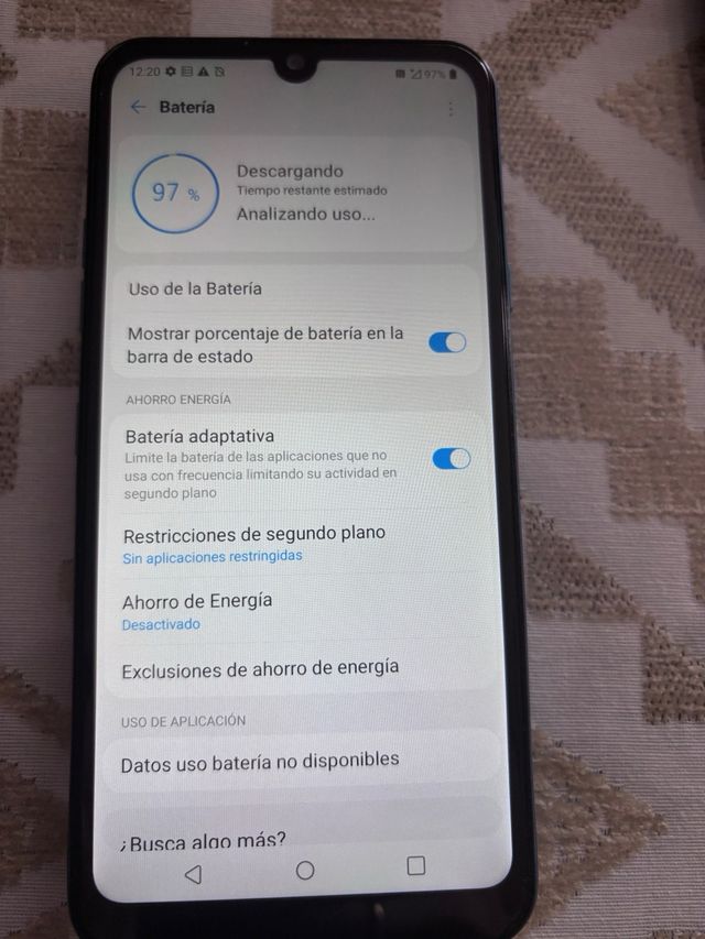 LG K40S blu