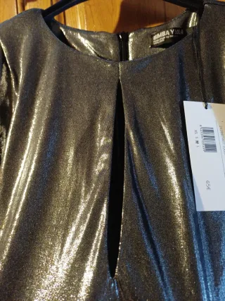 Top Bimba y Lola plateado