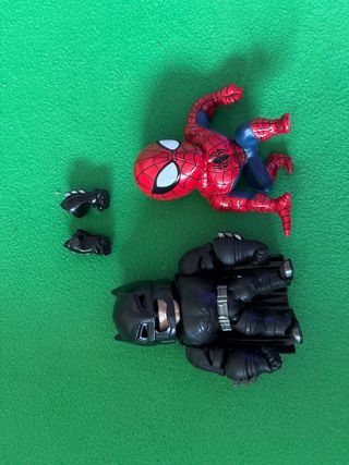 Figuras Batman y Spiderman de Metal