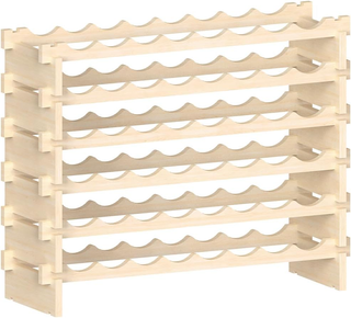 Cantinetta Portavino in Legno con 48 Scomparti Por