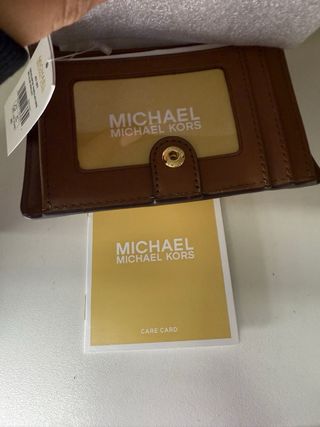 Cartera Michael Kors Logo Vainilla Marrón