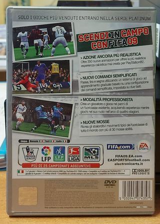 FIFA 09 PS2 Platinum Edizione Italiana