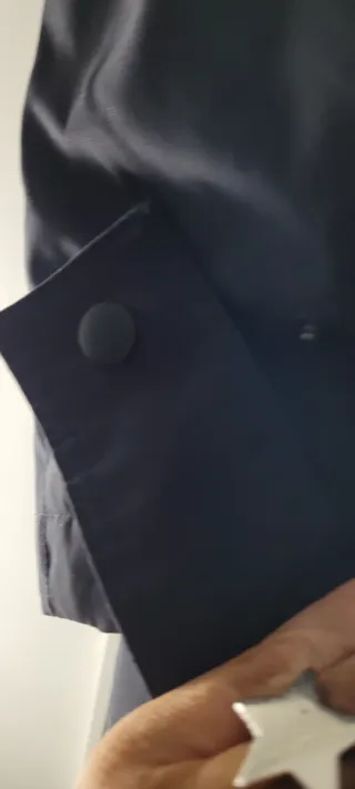 Gabardina Zara Azul Marino