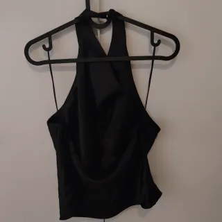 Top Zara negro elegante