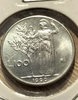 Lotto di 2 Monete da 100 e 50 Lire FDC