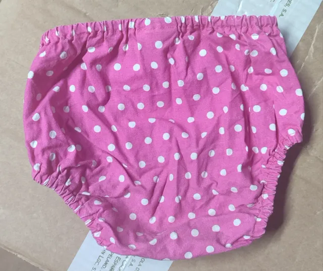 Vestido bebé rosa lunares volantes