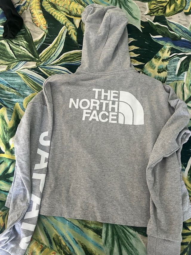 Sudadera corta The North Face gris