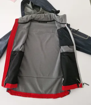 Giacca tecnica GREAT ESCAPES blu/rossa