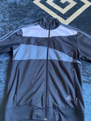 Sudadera Adidas Negra y Gris