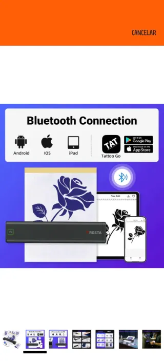 Impresora Tatuajes Orgsta Bluetooth Térmica