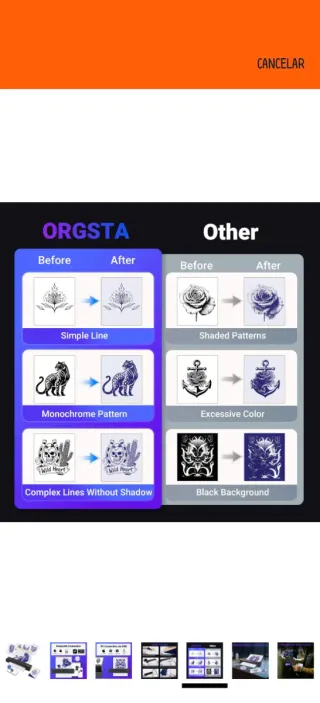 Impresora Tatuajes Orgsta Bluetooth Térmica