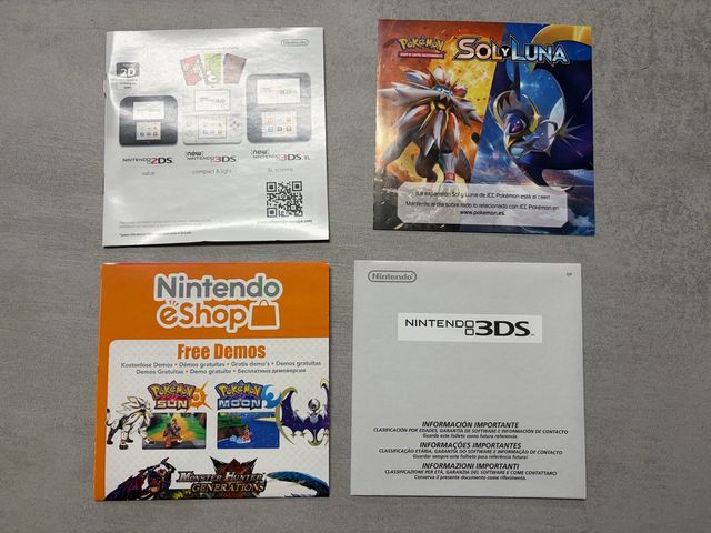 Pokémon SOL Edición Especial Nintendo 3DS