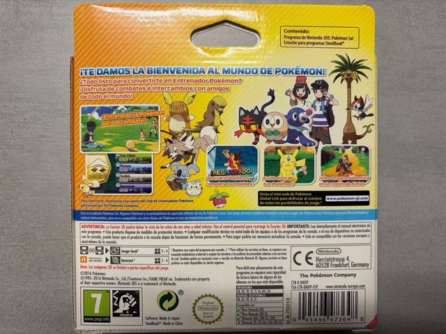 Pokémon SOL Edición Especial Nintendo 3DS